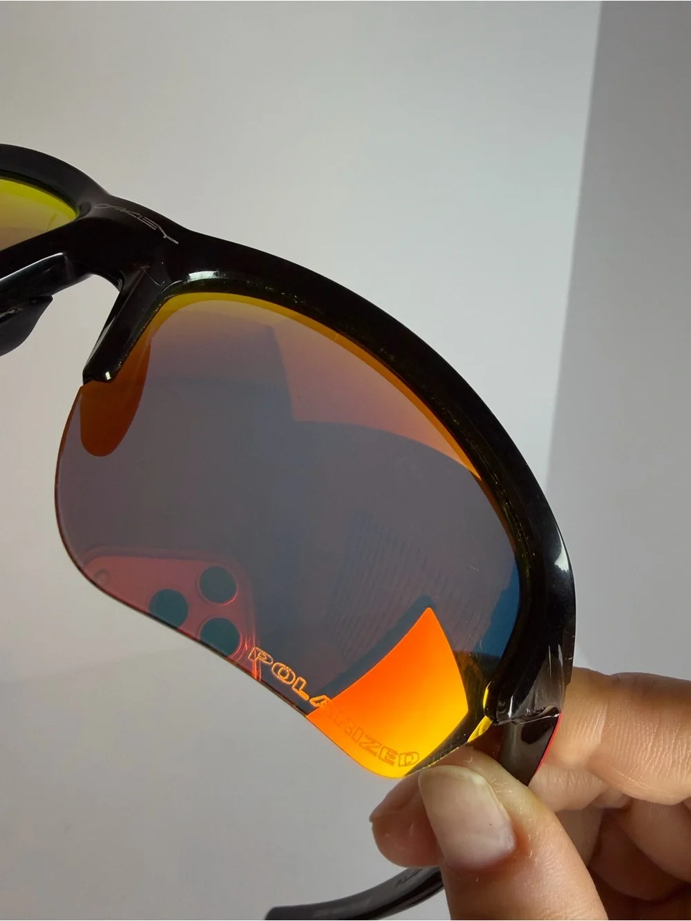 Oakley Flak Beta Black Frame Red Mirrored Lenses Sunglasses Rehab